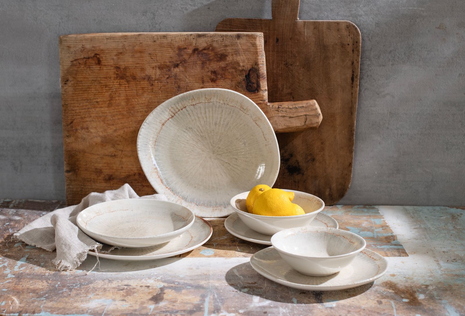 Close-up view of stacked sustainable plates ready for delivery