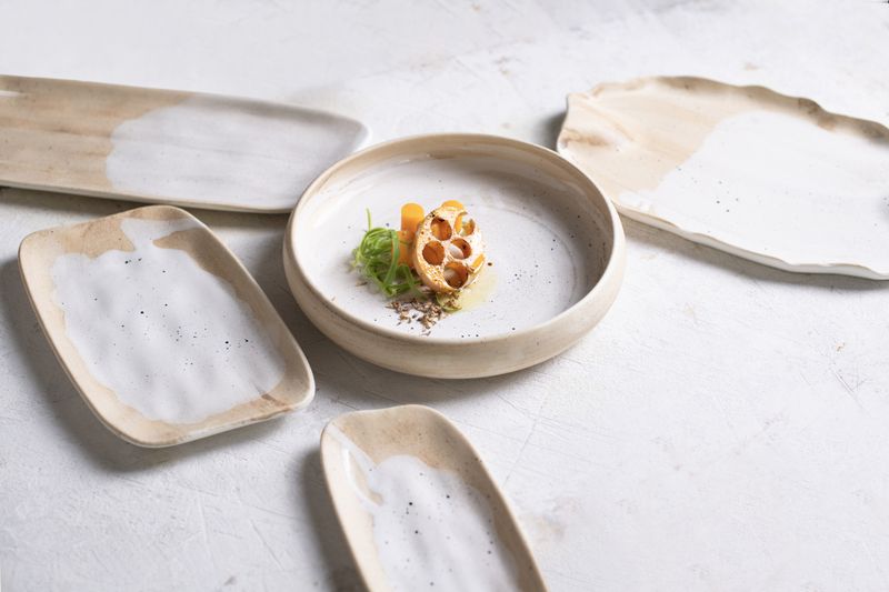 Cameo styled on a real table
