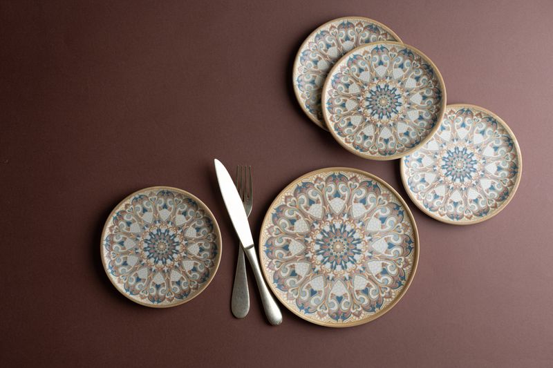 Qasbah styled on a real table