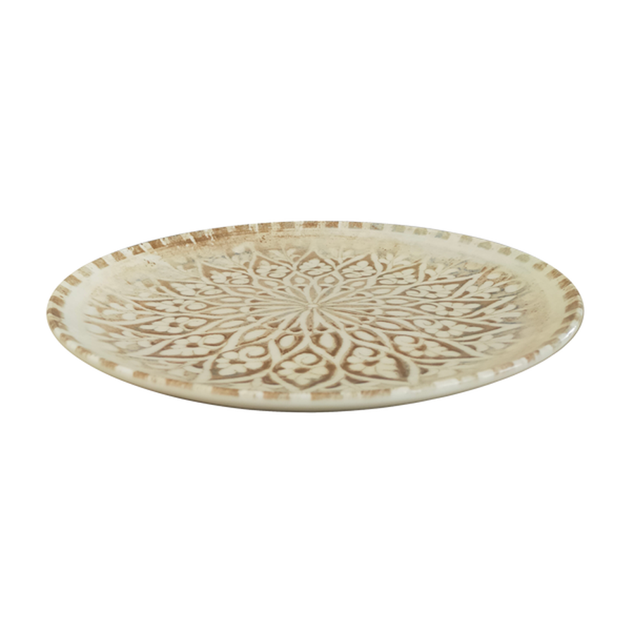 Granada Sand Tuval Flat Plate 7 7/8 in
