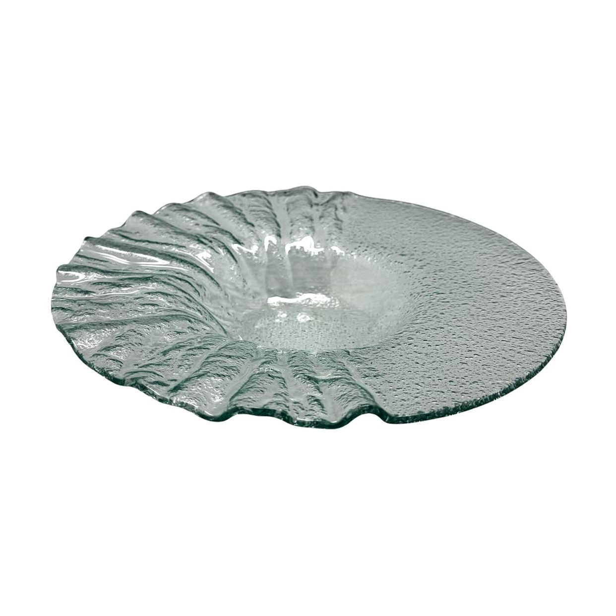 Clear Glass Pasta Bowl 11.8 in 0.16 in