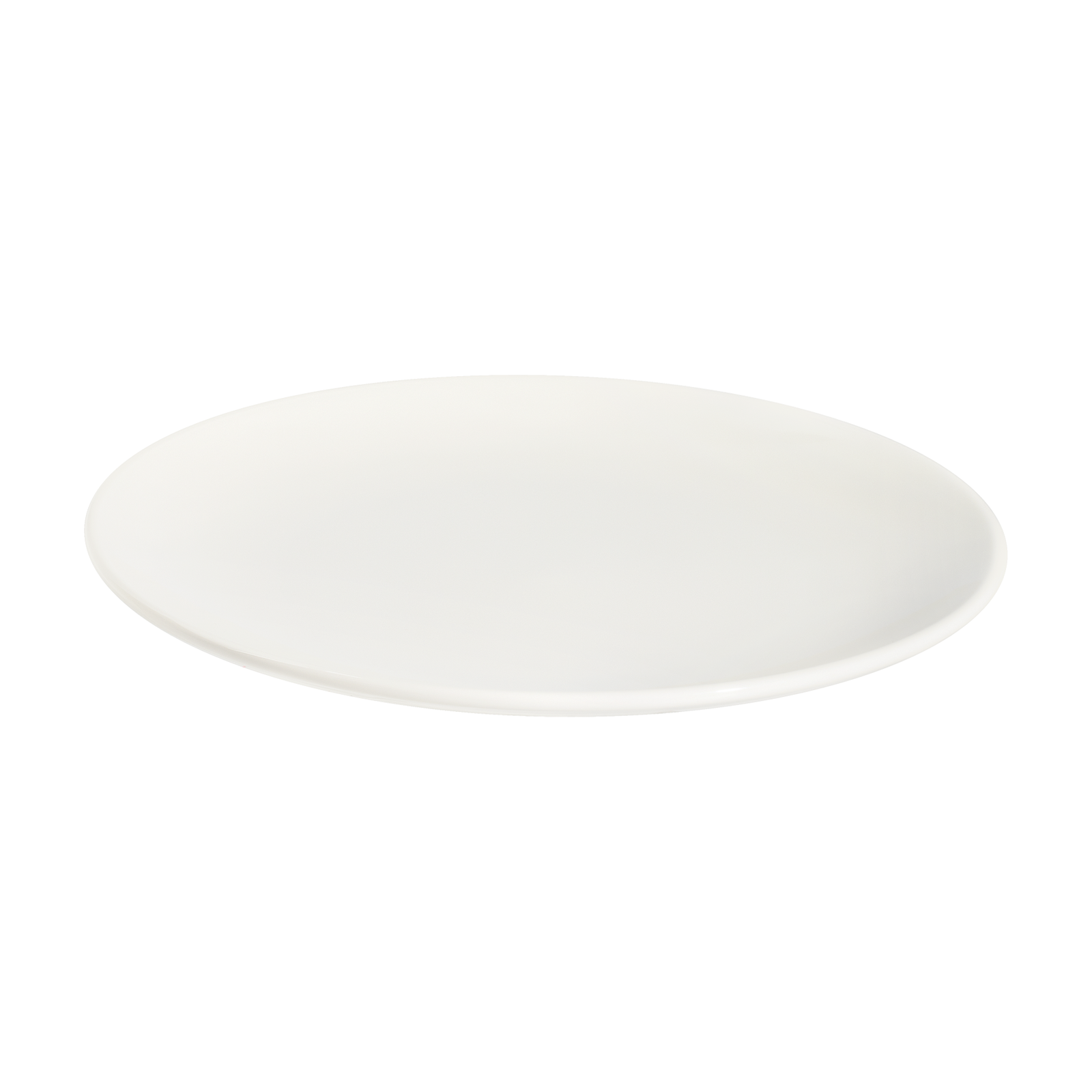 White Lona Flat Plate 6 3/4 in