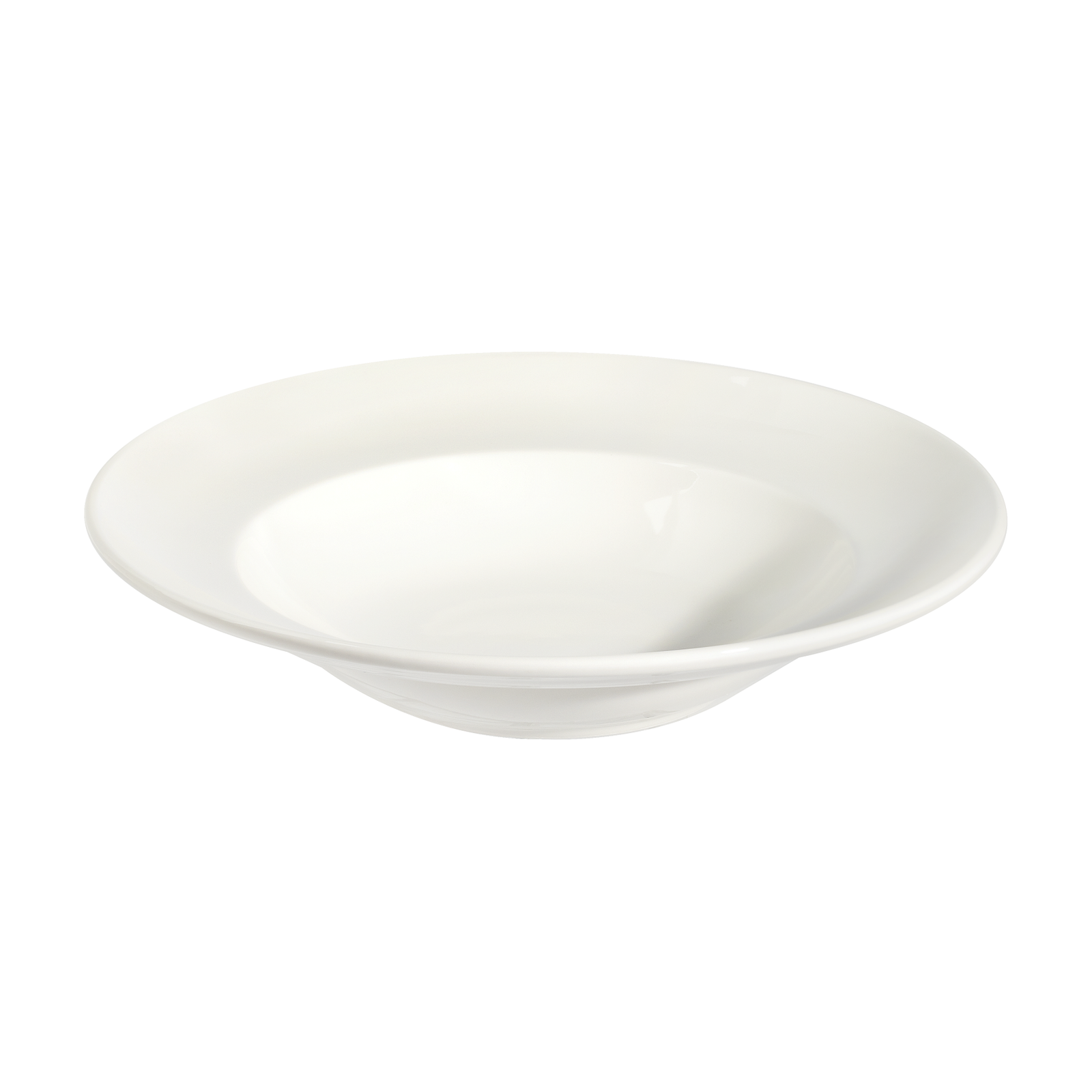 White Miro Deep Plate 9 7/8 in 14.2 fl oz