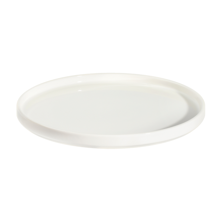 White Stolt Flat Plate 6.50 in
