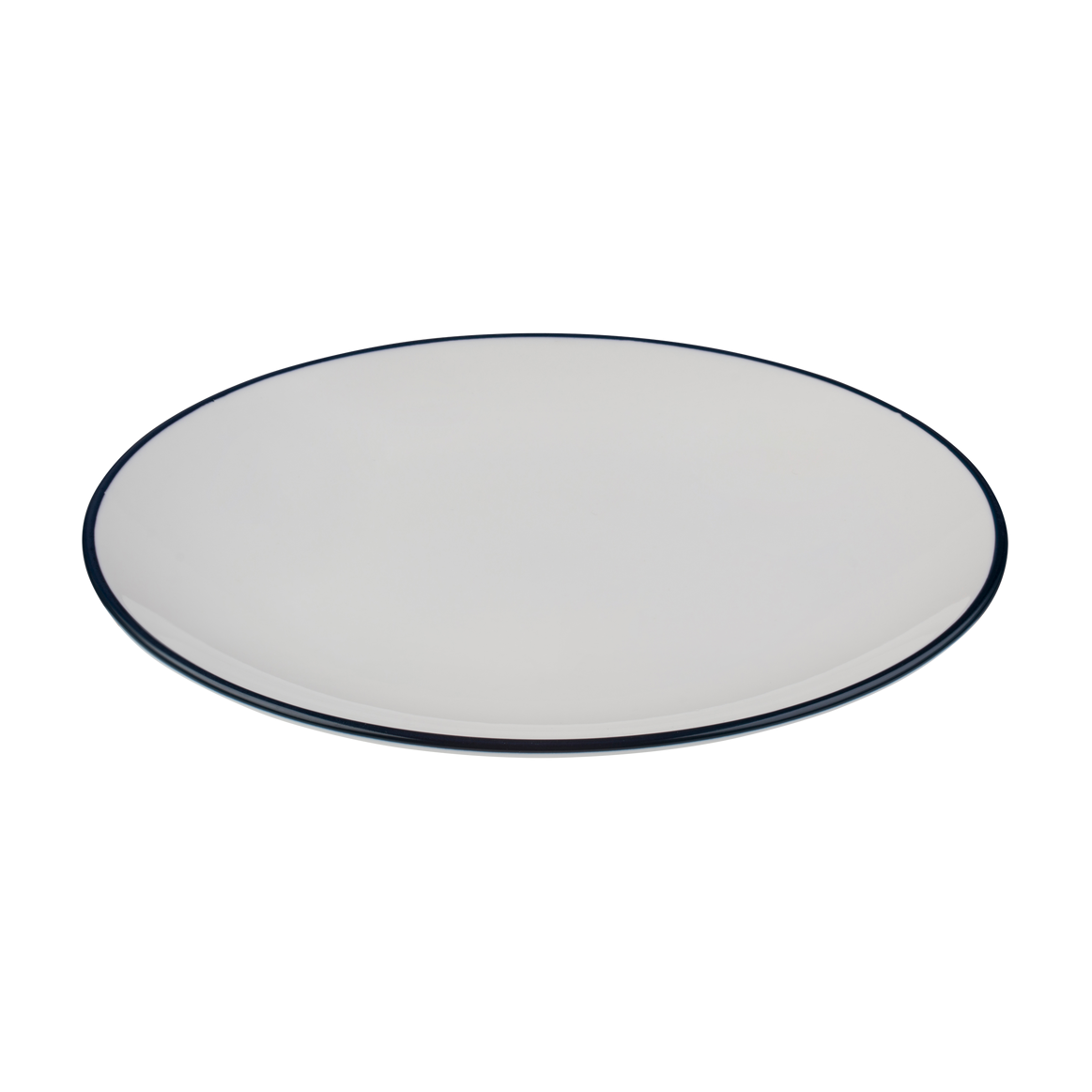 Modest Navy Lona Flat Plate 5 7/8 in