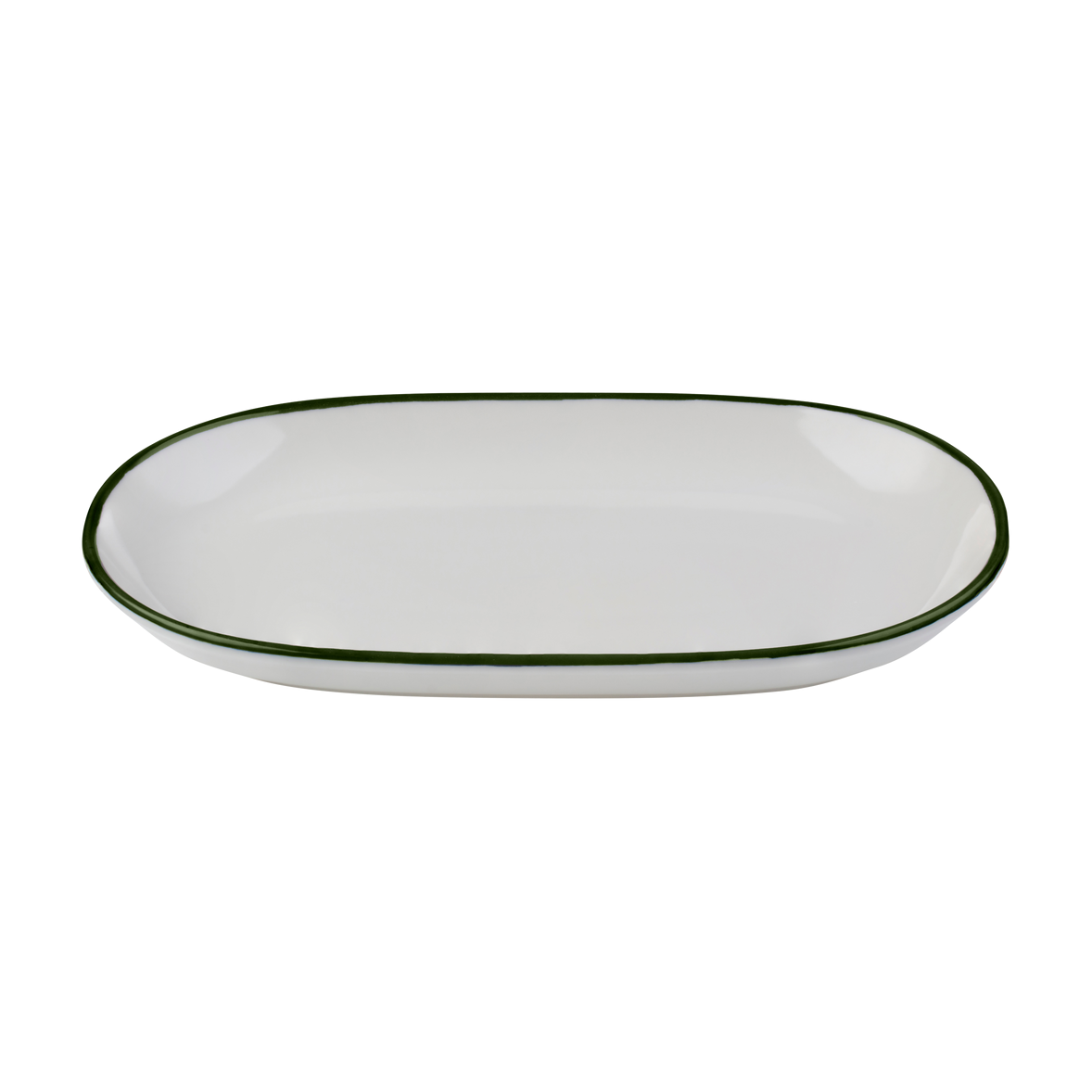 Modest Green Magnus Oval Platter 11 in