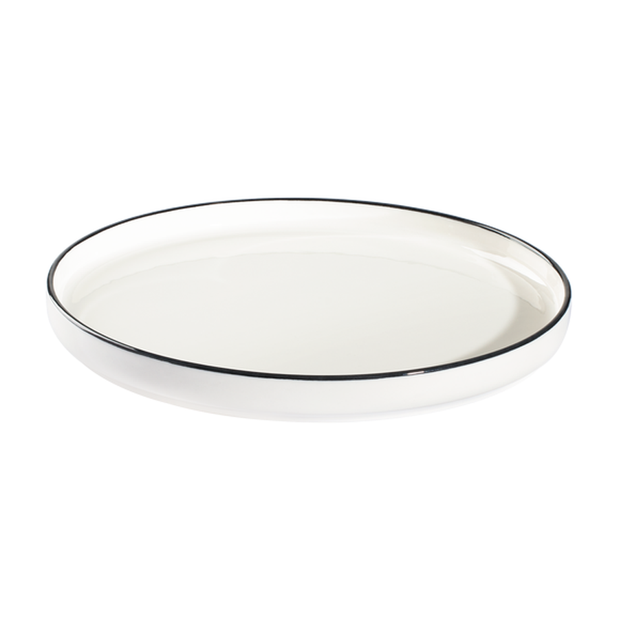 Modest Black Stolt Flat Plate 6.50 in