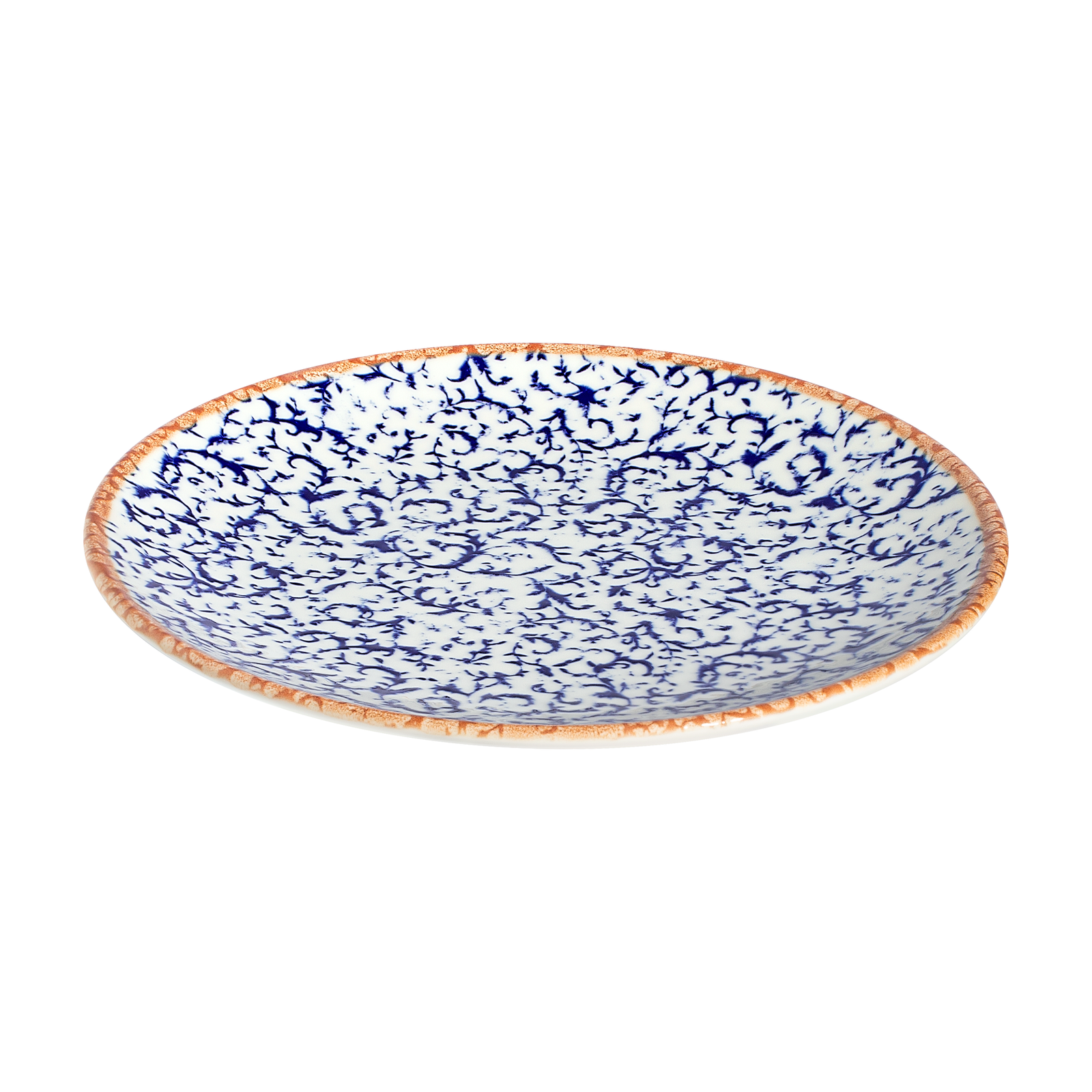 Venecia Navy Lona Flat Plate 5 7/8 in